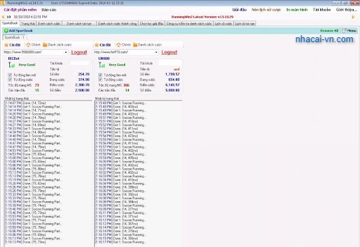 Phần mềm Running Win giúp cá cược hiệu quả hơn